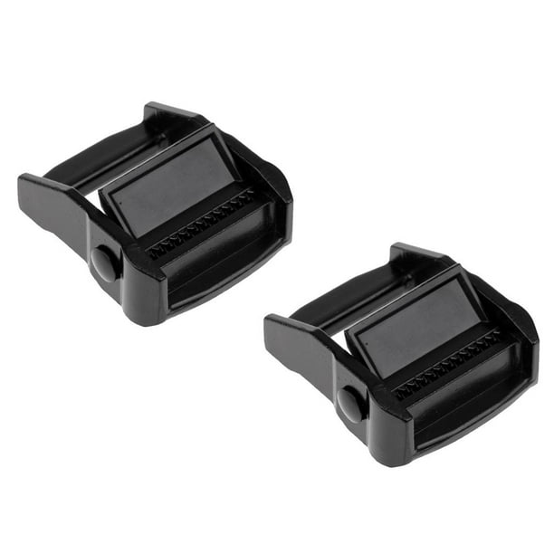 2 Piezas De Hebillas De Leva Para Equipaje De 38 Mm Con Correas De Carga Kayak Board Negro