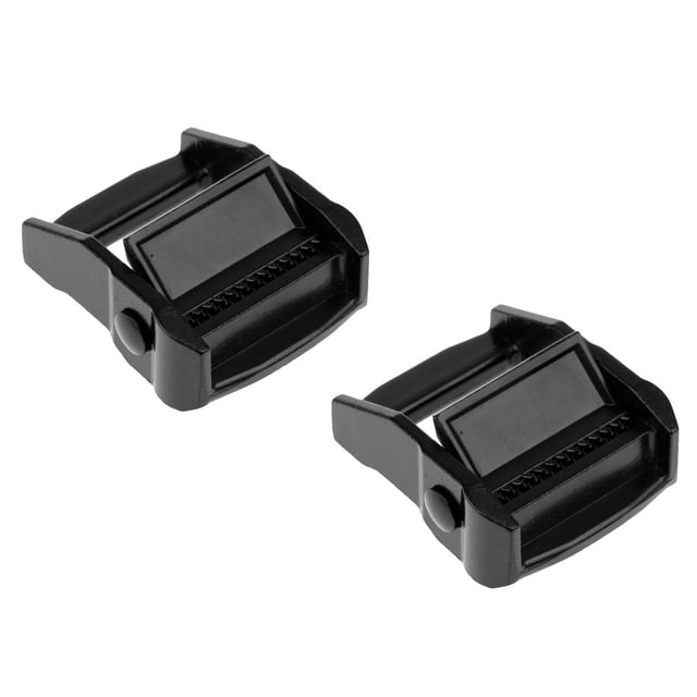 2x 38mm Kayak Canoe Carrier Leva Hebilla Toggle Clip Correa Correa Hebilla Negro shamjiam Hebilla de correas