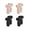 2 Black and 2 Beige, variant on Heel Pads for Shoes – Soft and Comfortable Back Heel Cushions, Stop Slipping & Blisters, Perfect for Men and Women with Big Shoes Daily Use
