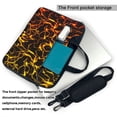 thumbnail image 2 of Lsque Orange Lightning Pattern Laptop Bag – Portable & Slim Single-Shoulder Computer Case with Adjustable Strap, Protective, Lightweight for 13”/14”/15.6” Laptops, 2 of 8