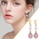 thumbnail image 1 of Pendientes para mujer, regalos para mujer, joyería informal de moda, pendientes de aleación con colgante de gota de agua morada para mujer, pendientes de moda., 1 of 3