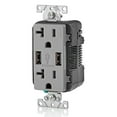 thumbnail image 2 of USB OUTLET 20AMP GRAY, 2 of 5