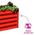 thumbnail image 4 of The Organic Garden Co. Hakea 1.8' x 1' x 1.3' Metal Kids Garden Bed - Red, 4 of 8