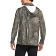 thumbnail image 5 of Dagegui Fishing Hoodies for Men Performance Long Sleeve Hooded Shirts with Face Cover Breathable Summer Sun Protection UV T-Shirt Outdoor Hiking Camo Tops 003 Camouflage XXXXL, 5 of 9