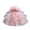 Pink, variant on Wancir Girls Princess Tulle Lace Flower Pageant Dress Puffy Floor Length Wedding Bridesmaid Dress Party Tutu Maxi Gown