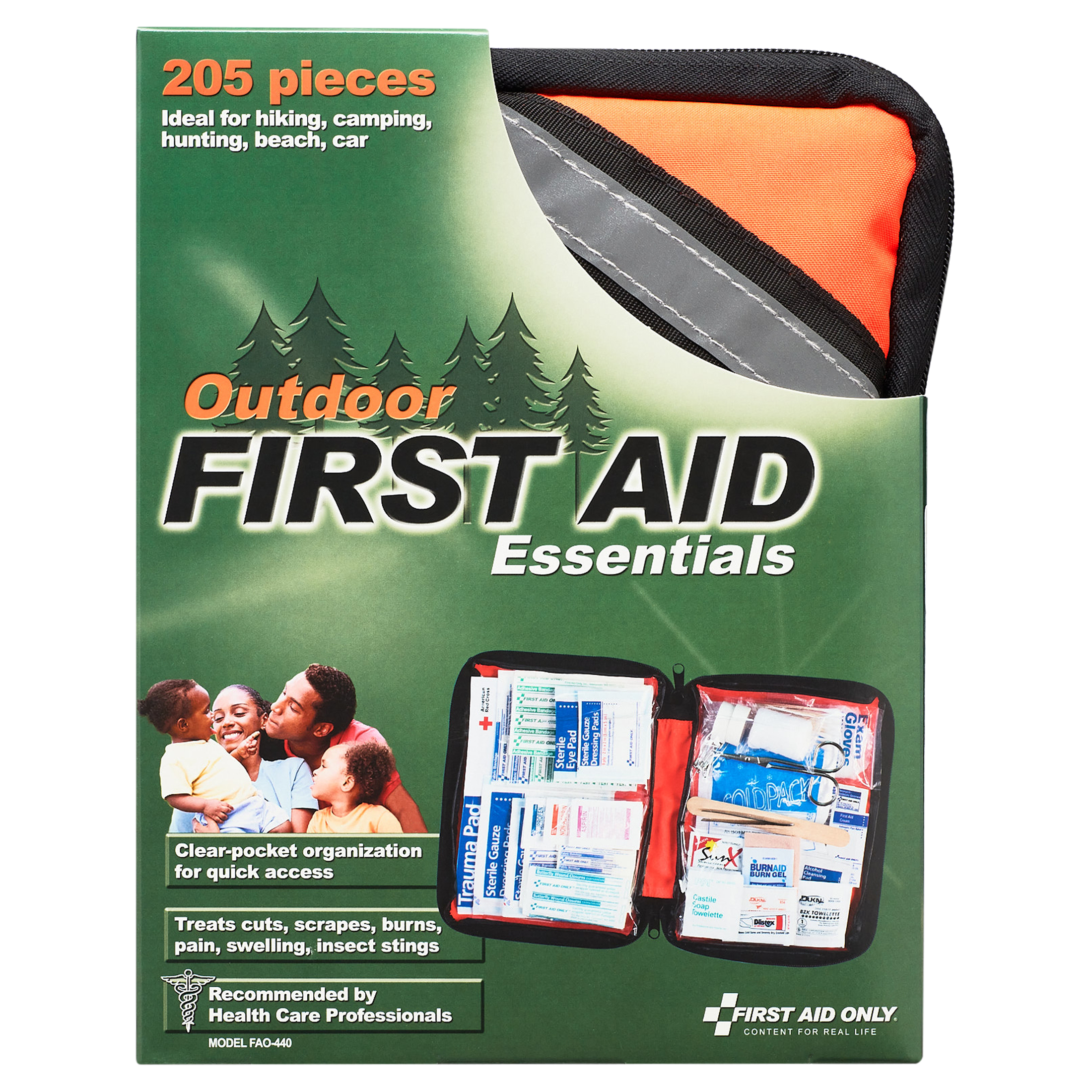 First Aid Only Outdoor Kit For Hiking And Camping 205 Piece photo 3