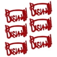 thumbnail image 4 of Juego de 6 porta anillos para servilletas y lazos para mesa de boda rojo, 4 of 9