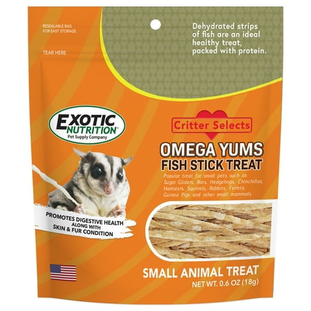 UPC: 0810012543842 | Exotic Nutrition Omega Yums Fish Stick Treat