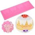 thumbnail image 2 of WHEANG Cake Fondant Flower Lace Sugar Wedding Floral Silicone Texture Mat Embossing Kitchen，Dining Bar, 2 of 9