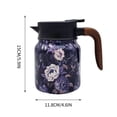 thumbnail image 7 of Raidley Vintage Floral Pattern Tea Thermos, Doresty Thermos Tea Pot, Tea Thermos With Infuser,Vintage Floral Pattern Tea-Built-In Infuser, Stainless Steel Thermal Carafe With Lid For Hot Drinks, 7 of 7