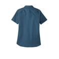 thumbnail image 4 of Port Authority Ladies Short Sleeve SuperPro React  Twill Shirt. LW809, 4 of 4