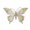 A, variant on Glitter Christmas Butterfly Ornament with Large Sized Pendant - 6.69 Inch Festive Wall Hanging Decor with Sparkling Diamonds, Magical Holiday Home Decoration for Christmas Tree, Mantel, Party Decor