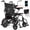 Black, variant on Aoemoe Electric Wheelchair, 15+ Miles Long-Range (397LBS) Lightweight Portable Electric Wheelchair for Adults, USB Phone Charger & Reading Light, Smart Motorized Mobility Scooter with 360° Joystick