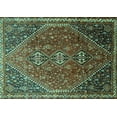 thumbnail image 1 of Ahgly Company Indoor Rectangle Persian Turquoise Blue Traditional Area Rugs, 3' x 5', 1 of 4