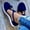 Blue, variant on jsaierl Sandals for Women Boho Tassel Straps Comfortable Platform Cutout Hollow Casual Summer Closed Toe Sandal