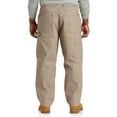 thumbnail image 2 of Harbor Bay by DXL Men's Big and Tall  Men's Big and Tall Canvas Work Pants, Desert, 48W x 32L 48 x 32, 2 of 7