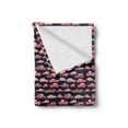thumbnail image 2 of Cars Soft Flannel Fleece Throw Blanket, Cartoon Illustration with Automobiles in Pinkish Tones Urban Transportation Traffic, Cozy Plush for Indoor and Outdoor Use, 50" x 70", Multicolor, by Ambesonne, 2 of 6