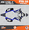 Blue, variant on Kalair GFX Graphics Kit for Yamaha TTR110 (2008-2023) Revolt Series