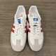 thumbnail image 4 of Adi-das Originals Samba OG White Better Scarlet Men Unisex Casual Shoes IG1025, 4 of 5