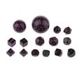 thumbnail image 2 of Langgg 15 Pcs dés Acryliques Multi Côtés pour Jeu de Rôle Violet, 2 of 5
