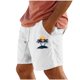 thumbnail image 1 of Pantalones Cortos para Hombre de Cintura Elástica con Bolsillos Impresos Pantalones Cortos Rectos, Pantalones Deportivos Casuales con Cintura Elástica, 1 of 7