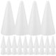 thumbnail image 1 of Foams Cones for DIY 30Pcs White Foam Crafts Material for Decor and Cultivates Creativity, 1 of 1