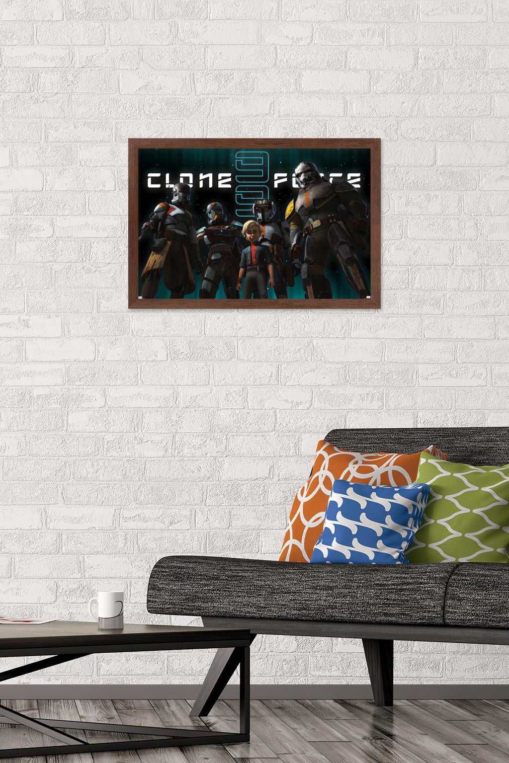 Star Wars: The Bad Batch Season 2 - Group Wall Poster, 14.725" x 22.375" Framed