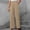 *Khaki, variant on ClodeEU Wide Leg Work Trousers for Women ,Work Business Casual High Waisted Dressy Pants Trousers Office Gray,Womens Plus M