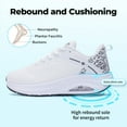 thumbnail image 5 of Artlea Wide Toe Box Shoes Women's Arch Support Walking Shoes Orthotic Sneakers for Plantar Fasciitis, US Size 7.5, 5 of 7