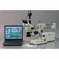 thumbnail image 4 of AmScope 7X-45X Simul-Focal Stereo Zoom Microscope on Dual Arm Boom Stand, 4 of 4