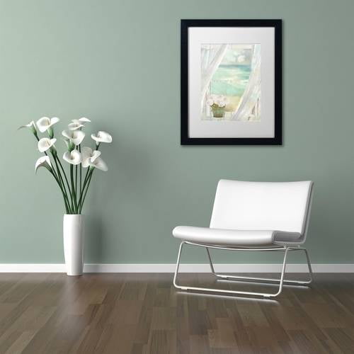 Trademark Fine Art "Summer Me II" Canvas Art by Color Bakery White Matte, Black Frame