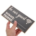 thumbnail image 3 of NICEXMAS Wifi Password Sign Wooden Password Management Guest Room Essential Home Decor 2pcs, 3 of 8