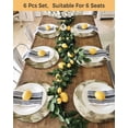 thumbnail image 4 of 13 Inch Round Placemats Set of 4, Brown Mountain Non Slip Heat Insulation PP Table Mats, Misty Forest Nature Woodland Pine Tree Landscape Washable Place Mats for Kitchen Dining Party Table Decor, 4 of 7