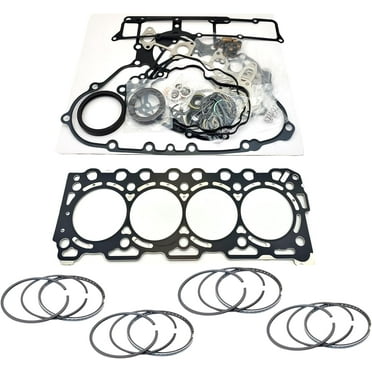 V3307 Full Gasket Kit   Piston Rings 16 Valves For Kubota V3307 V3307-DI V3307-DI-T Engine KX080-3 KX080-4 M6040 M6060 M7060 For Bobcat S630 S650 T630 T650 STD V3307 piston ring set