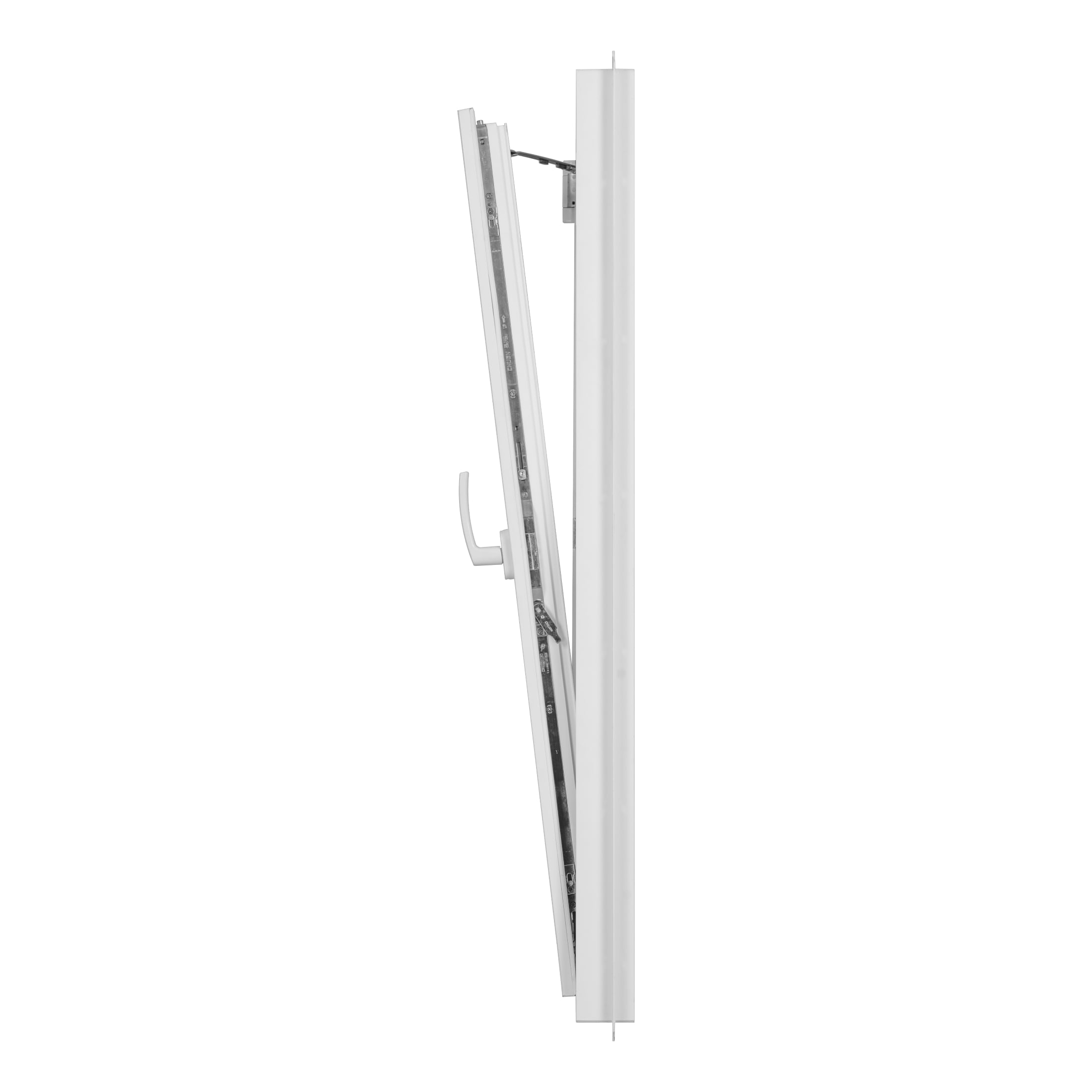 30 in. x 48 in. White Vinyl Double-Pane LowE3 Insulated Tilt & Turn European Window