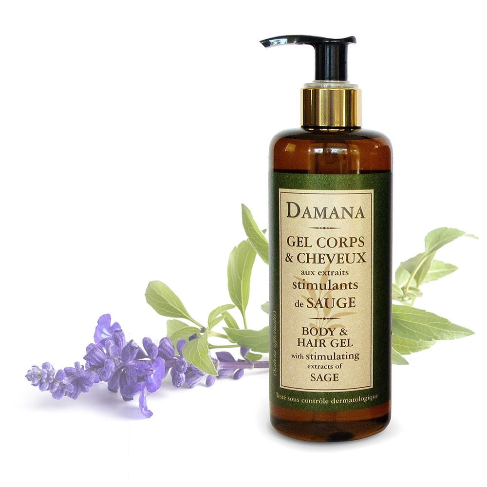 DAMANA Organic Bath Line Shampoo, Body & Hair Gel 10.1