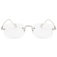 thumbnail image 2 of Las gafas de hombre con luz cuadrada pequeña sin marco de estilo se pueden equipar con un grado de miopía para hombres con luz azul anti-luz, 2 of 5
