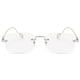 thumbnail image 4 of Las gafas de hombre con luz cuadrada pequeña sin marco de estilo se pueden equipar con un grado de miopía para hombres con luz azul anti-luz, 4 of 5