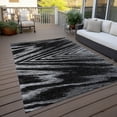 thumbnail image 6 of Addison Rugs Chantille Indoor/Outdoor Transitional Modern Black Washable Rectangle Rug, 2'6" x 3'10", 6 of 6