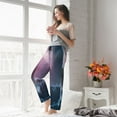thumbnail image 5 of Bixox Women's lighthouse Waves Torrential Rain Patterned Pajama Pants Loungewear, 5 of 5