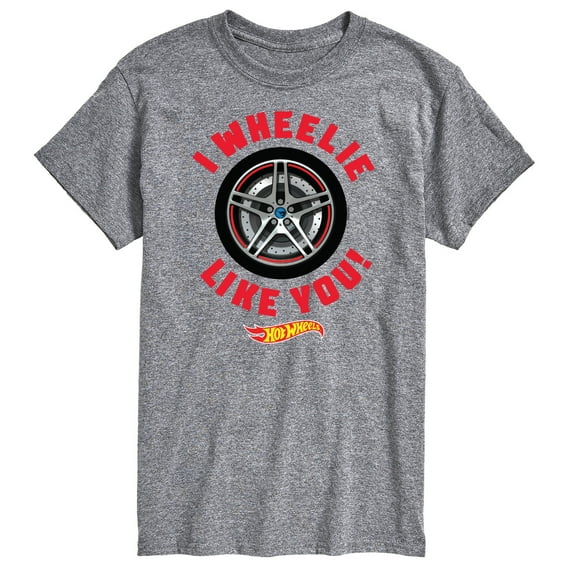 Hot Wheels - Valentine's I Wheelie Like You - Men's Short Sleeve Graphic T-Shirt