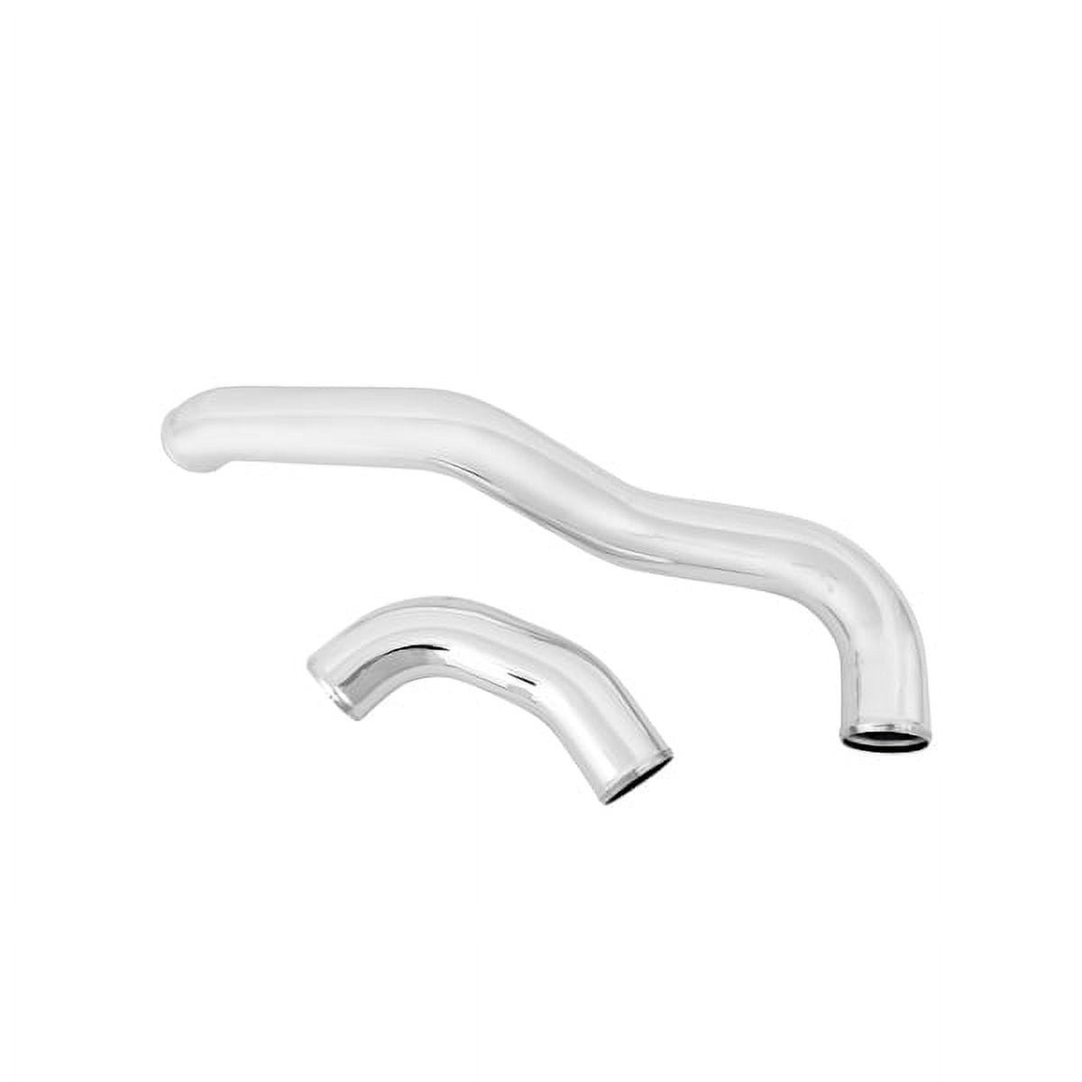 Mishimoto MMICP-F2D-08HBK Hot-Side Intercooler Pipe Kit Compatible With Ford 6.4 Powerstroke 2008-2010 Black