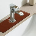 thumbnail image 3 of Visland Faucet Absorbent Mat, PU leather Mat,Faucet Splash Catcher Cleaning Drying Pads for Kitchen Bathroom Faucet Counter Sink Water Stains Prevent, 3 of 8