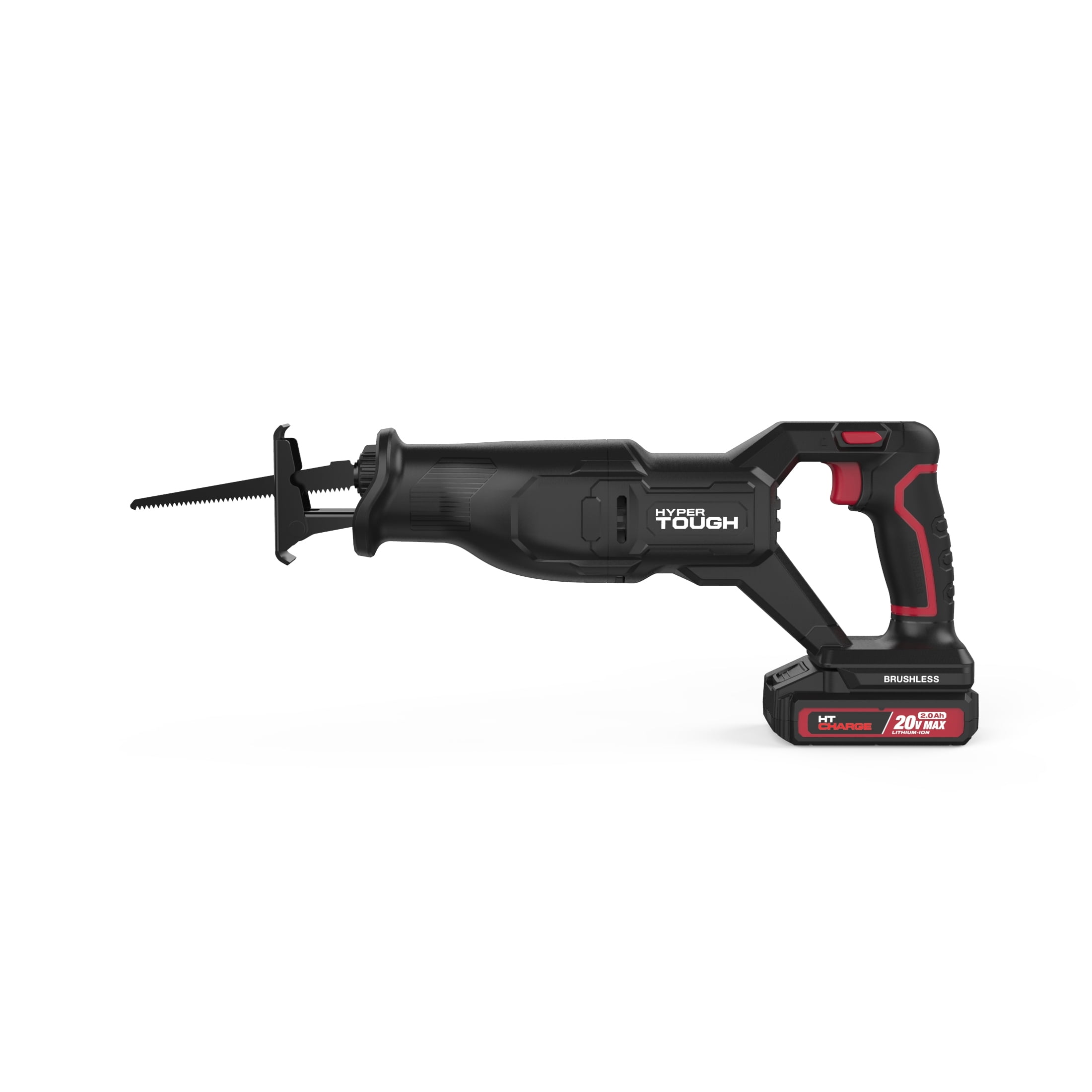 Hyper Tough 20V Cordless 3/8” Drill, 1/4” Impact Driver & Reciprocating Saw Bundle, (3) 1.5Ah Lithium-Ion Batteries & (3) Chargers