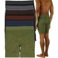 thumbnail image 2 of ToBeInStyle Men's Pack of 6 Waistband Design Long Leg Boxers - Essential Assorted - One Size, 2 of 8