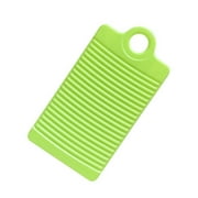1PC Laundry Washboard PP Plastic Clothes Washing Board Household Anti\-slip Cleaning Washboard 31\.5x16\.8cm Green