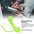 thumbnail image 4 of Récepteur Téléphonique Rétro 3,5 mm, Combiné Filaire Anti-Radiation avec Cordon Enroulé de 9 Pieds, Supporte le Raccrochage et la Réponse, Fonctionne avec la Plupart des Téléphone Intelligent, 4 of 8
