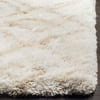 Safavieh Toronto Shag Collection SGT727C Ivory and Beige Handmade Area Rug (5' x 8')