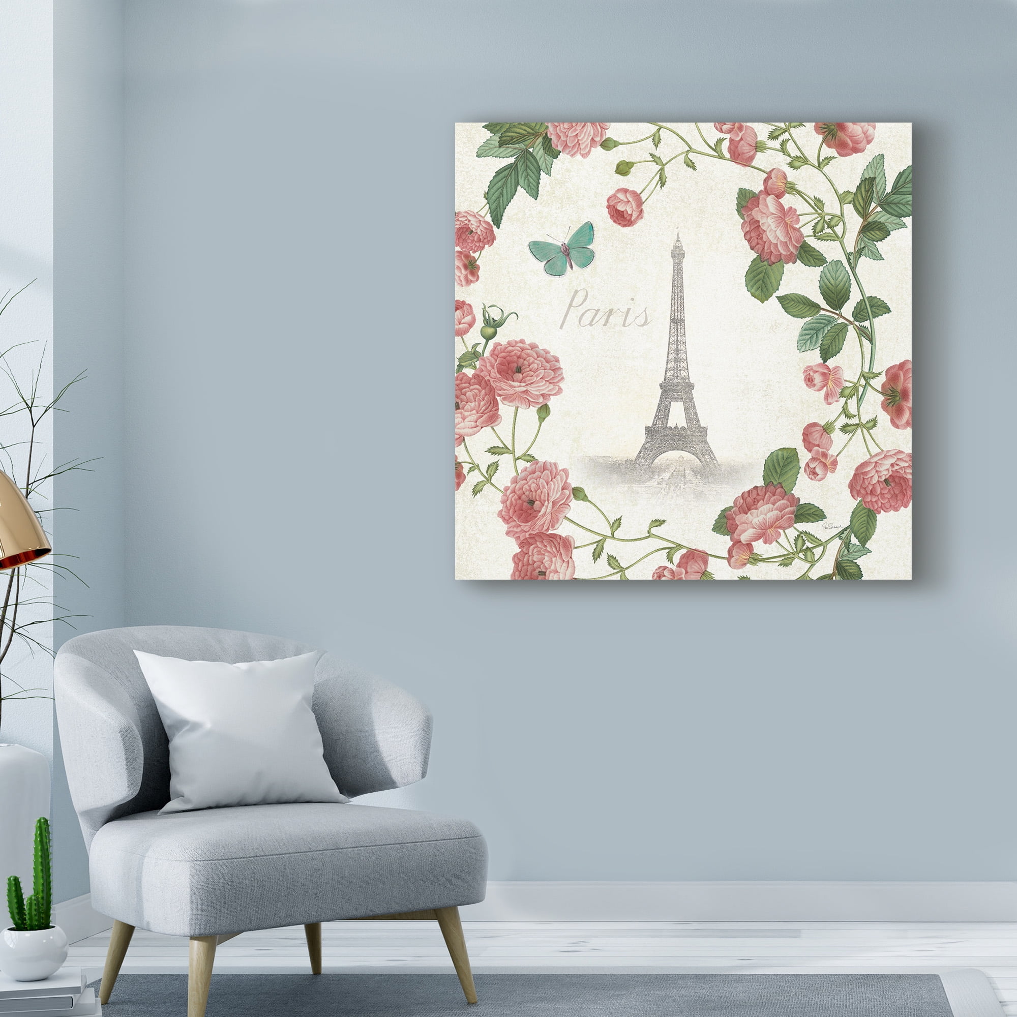 Trademark Fine Art 'Paris Arbor VI' Canvas Art by Sue Schlabach