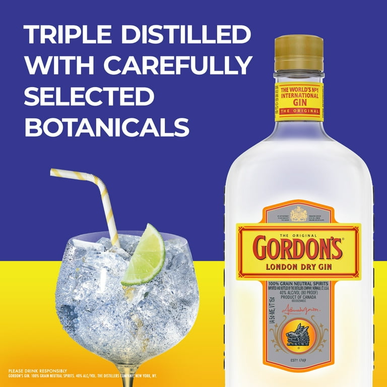 GORDON’S DRY GIN ジン　750ml Gin Gordons 750ml – Point Wine & Spirits